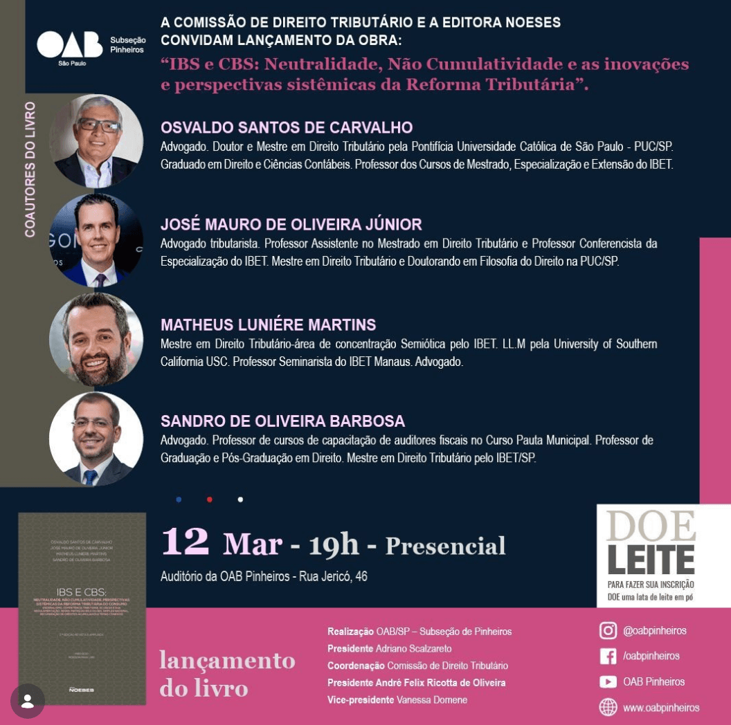 IBS e CBS: Neutralidade, Não Cumulatividade e as inovações e perspectivas sistêmicas da Reforma Tributária