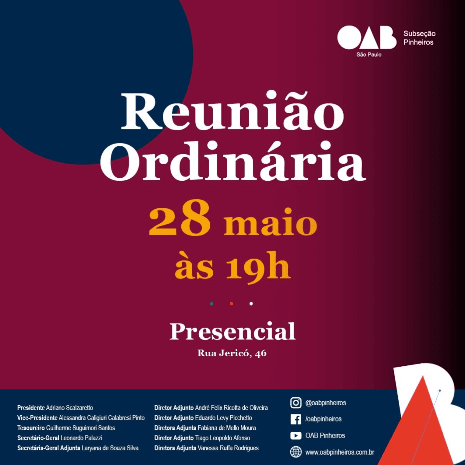Reunião Ordinária