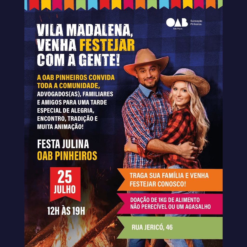 🤠🔥 Festa Julina da OAB Pinheiros