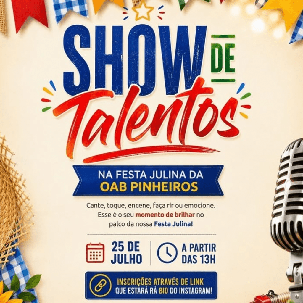 ⚡ Show de Talentos - Festa Junina ⚡