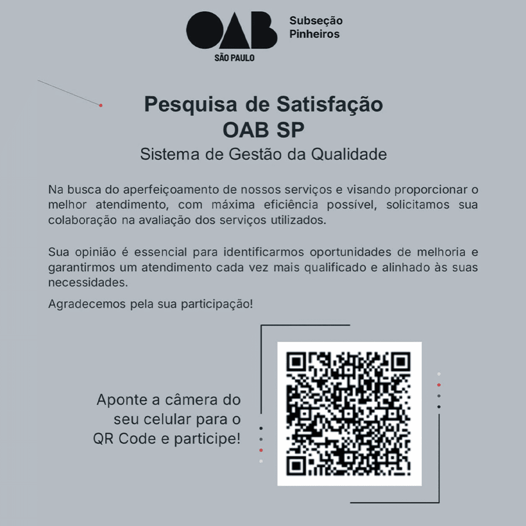 Pesquisa de Satisfação OAB SP