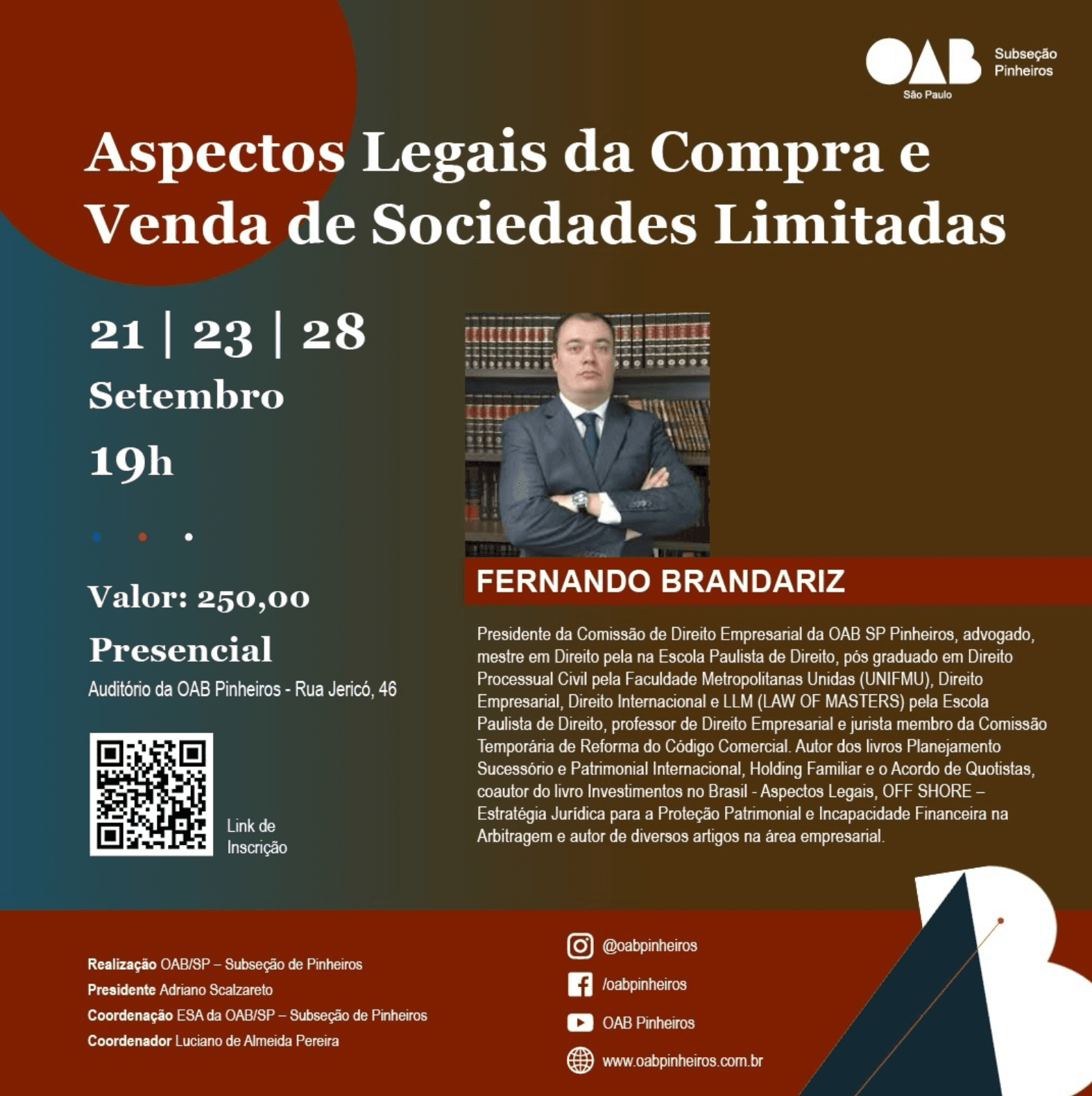 📙 ESA Pnheiros: Aspectos Legais da Compra e Venda de Sociedades Limitadas ⚖️💼