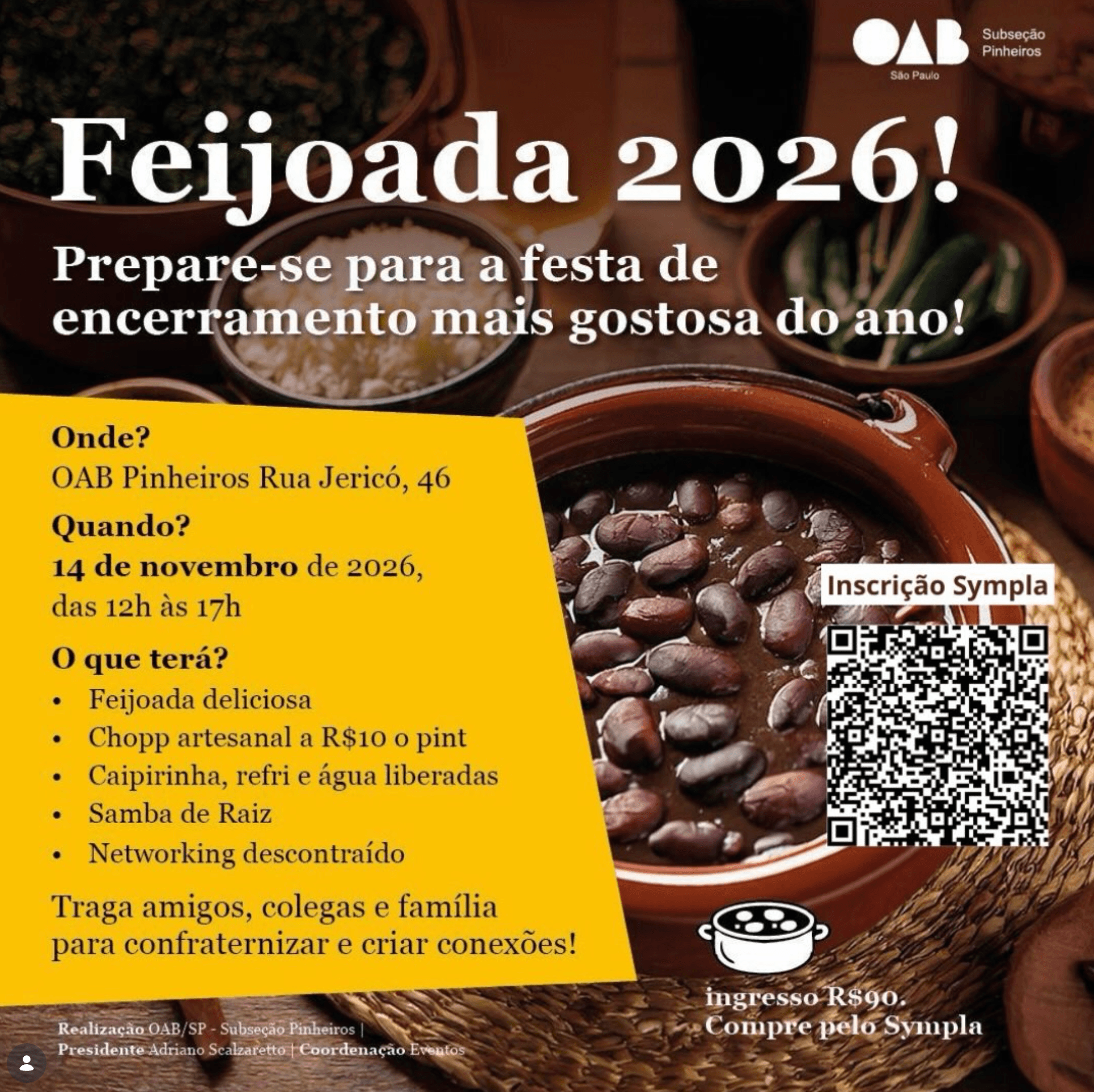 2ª Feijoada da OAB Pinheiros