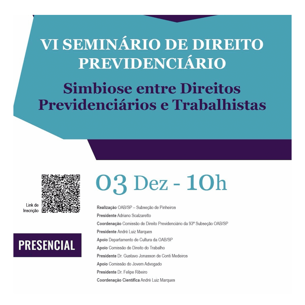 VI Seminário de Direito Previdenciário