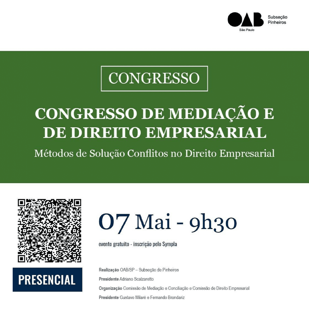 Congresso de Mediação e de Direito Empresarial