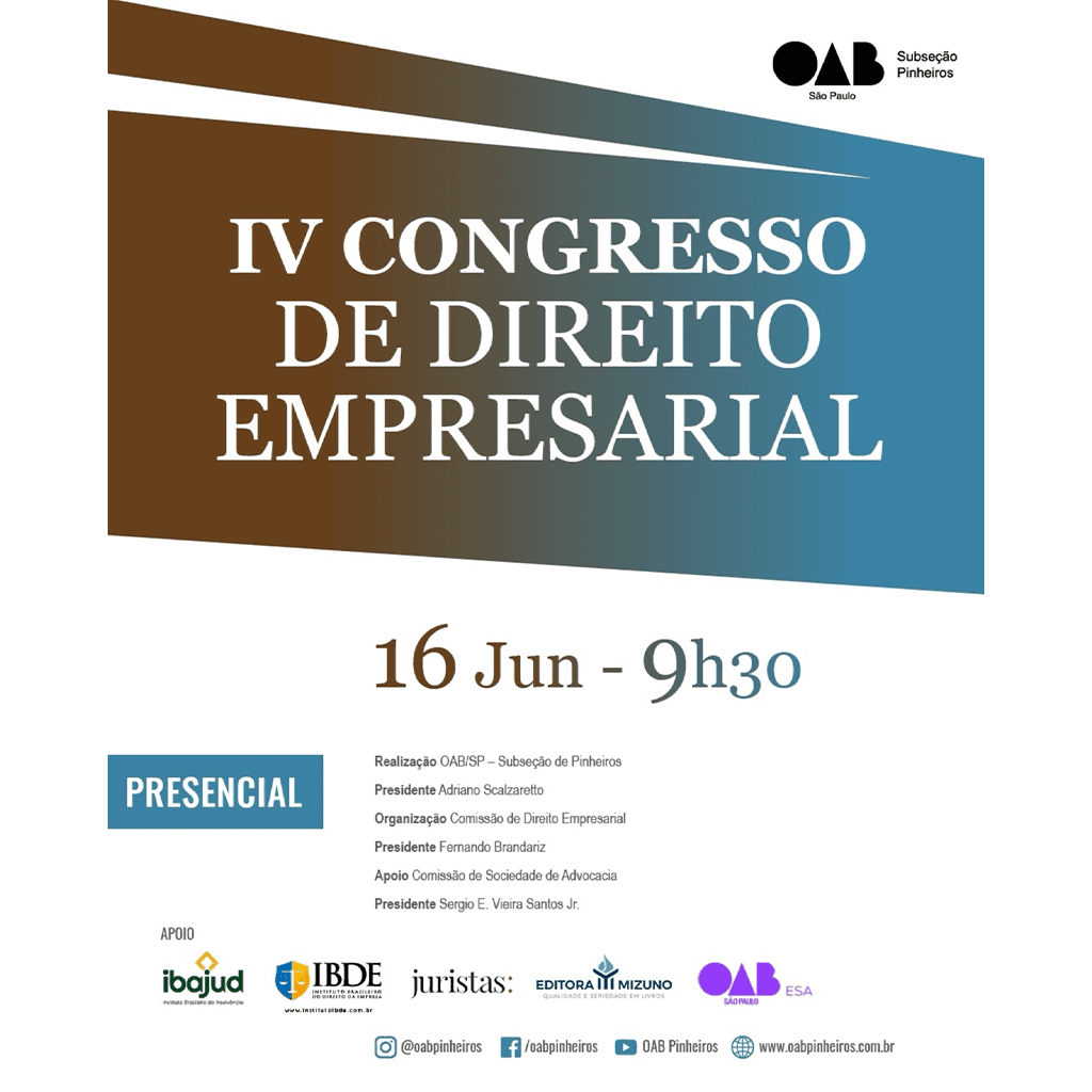 IV Congresso de Direito Empresarial